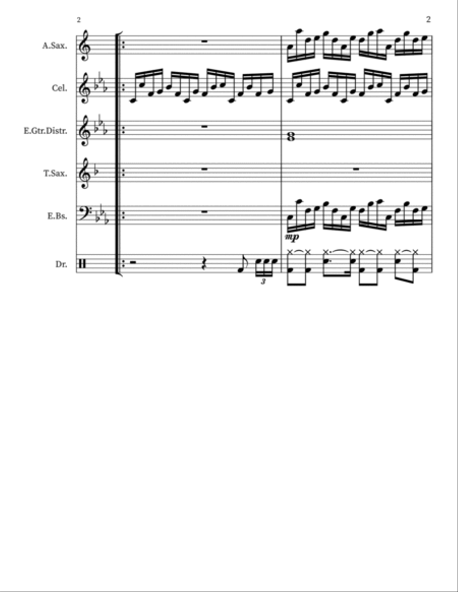 Chill Penguin Stage Small Ensemble scores gallery preview page 2