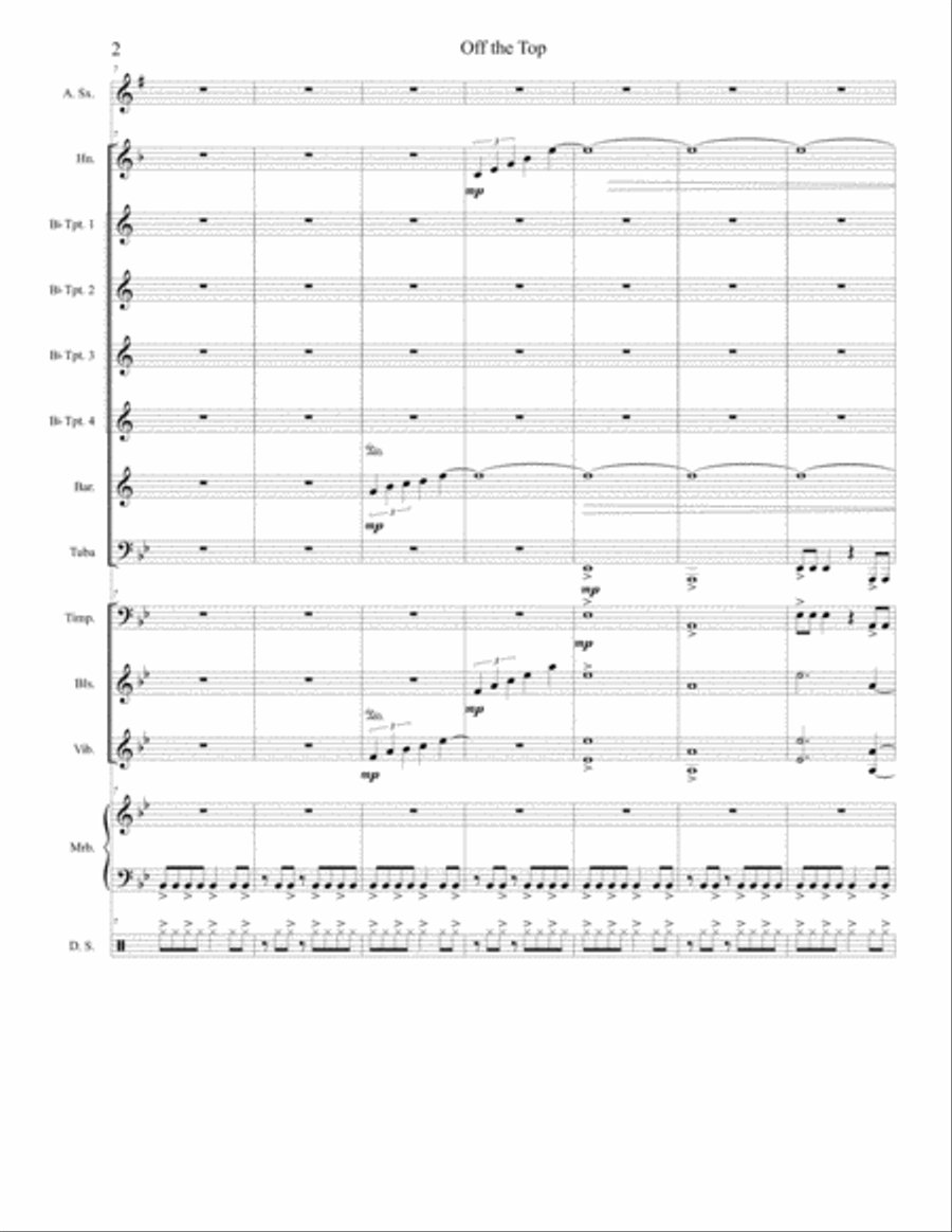 Off the Top Large Ensemble scores gallery preview page 2