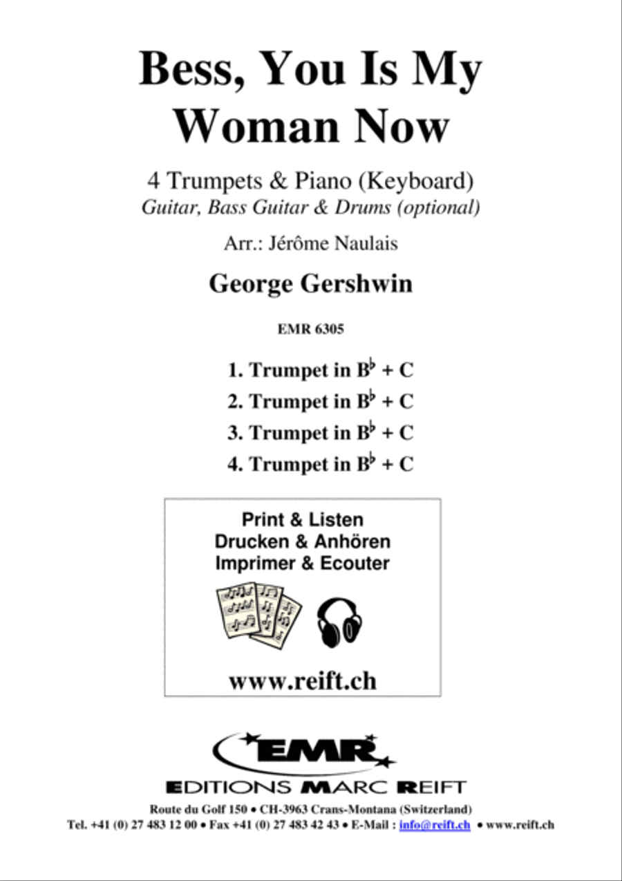 Bess, You Is My Woman Now Trumpet scores gallery preview page 2