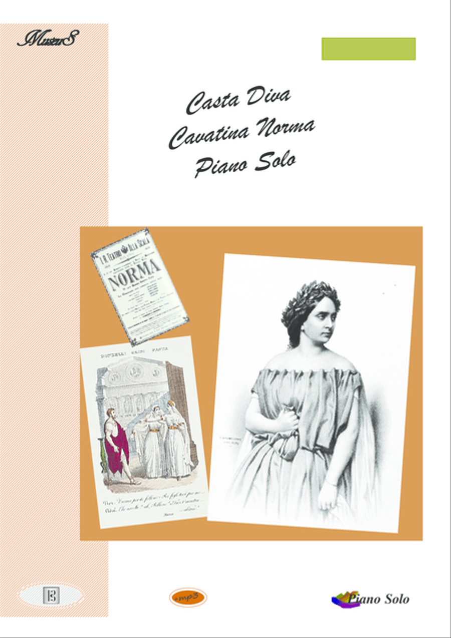 Casta Diva classical piano solo Piano Solo scores gallery preview page 1