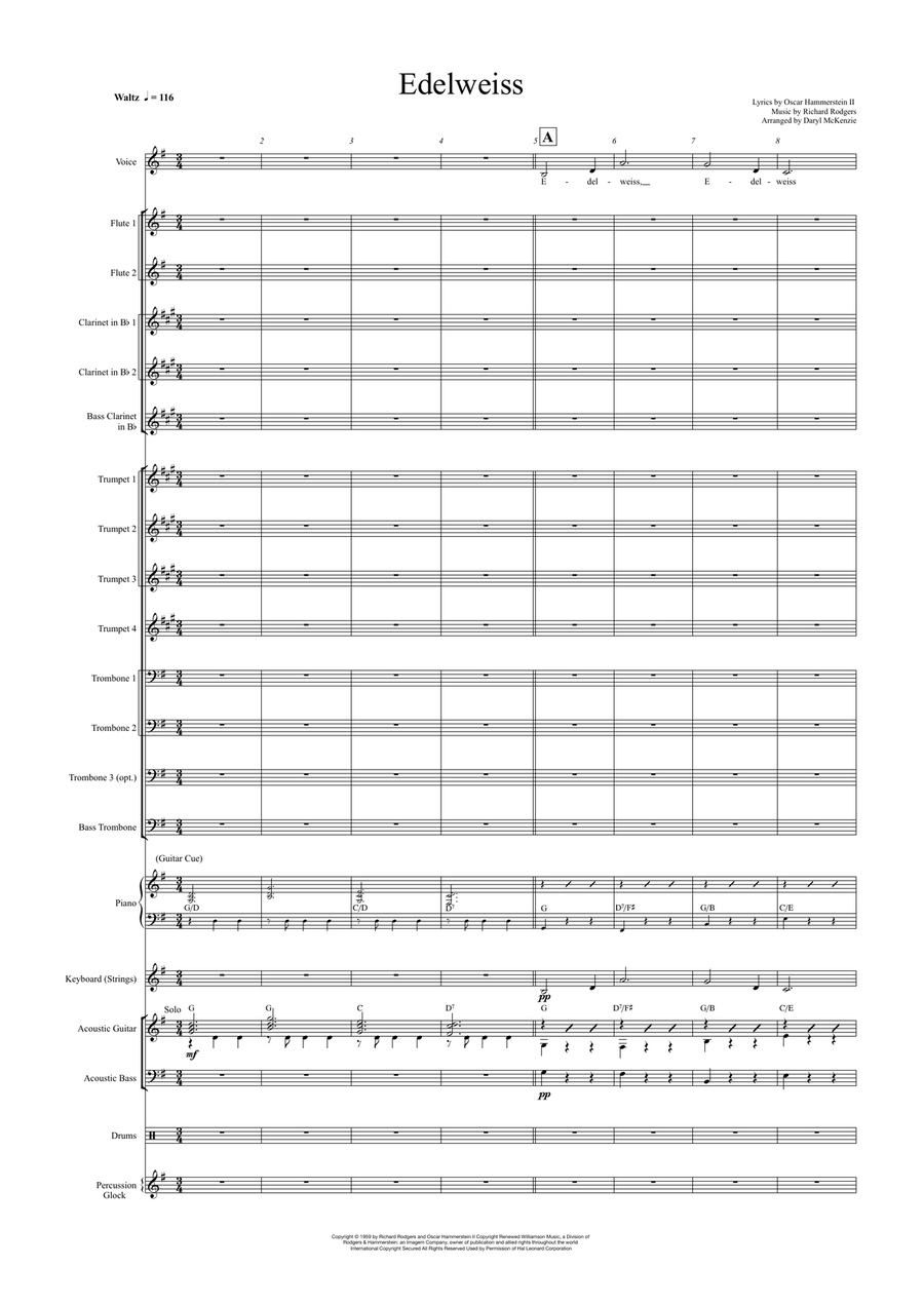 Edelweiss Jazz Ensemble scores gallery preview page 1