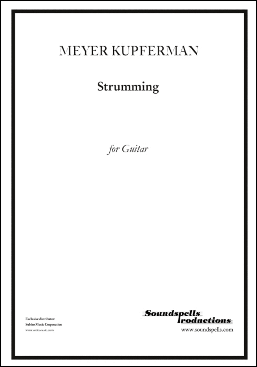 Strumming Guitar Solo scores gallery preview page 1