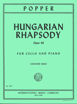 Book cover for Hungarian Rhapsody, Opus 68