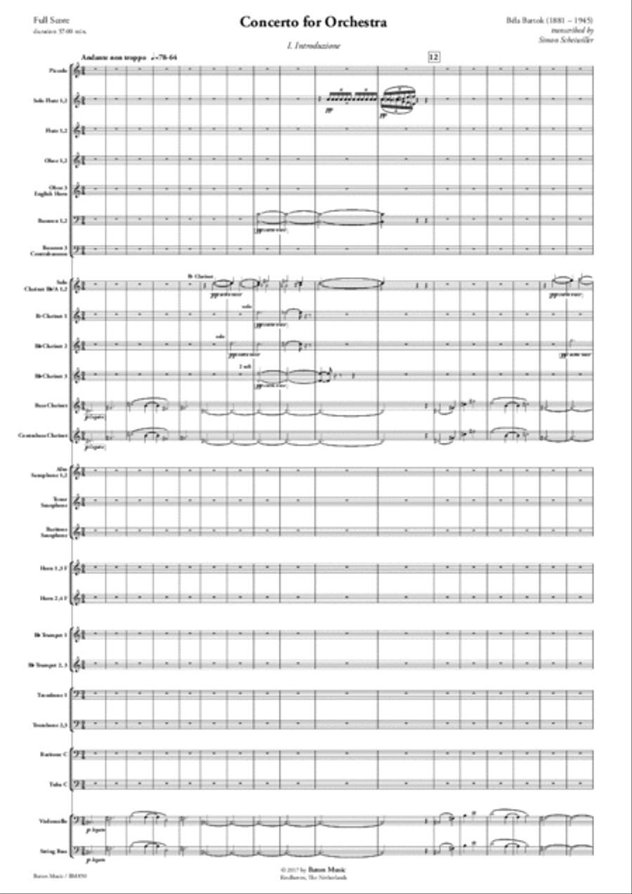 Concerto for Orchestra Concert Band scores gallery preview page 2