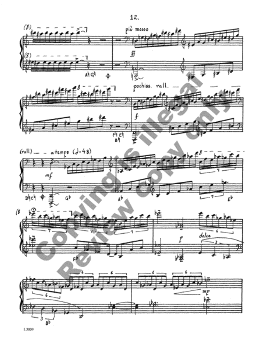 Sonata for Harp Harp scores gallery preview page 7