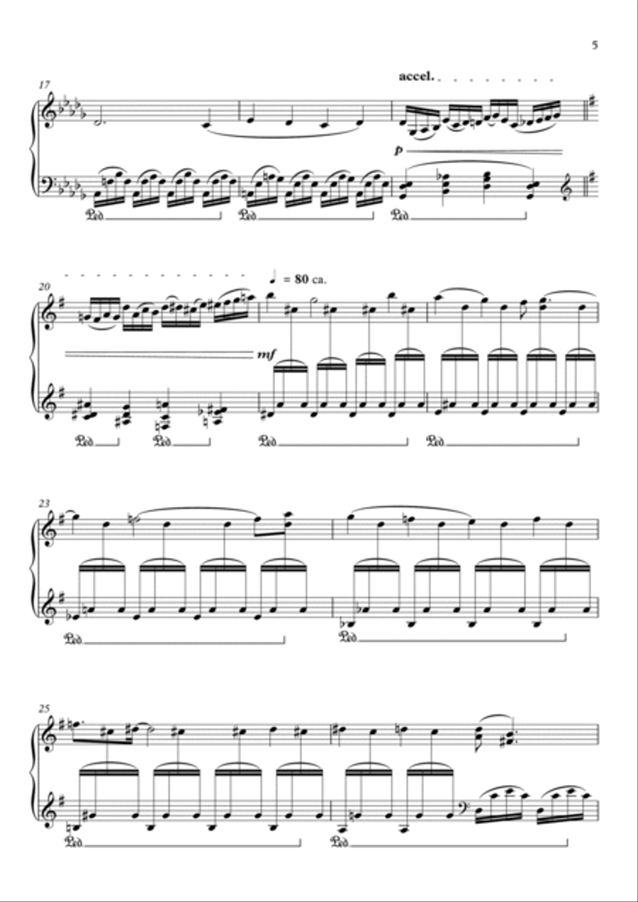 Carlo Francesco Defranceschi: Trois Esquisses (ES-23-019) Piano Solo scores gallery preview page 6