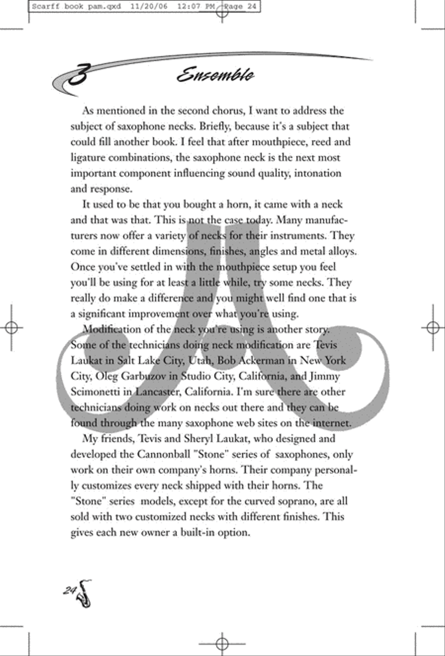 Saxophone Mouthpiece Selection Clarinet scores gallery preview page 8