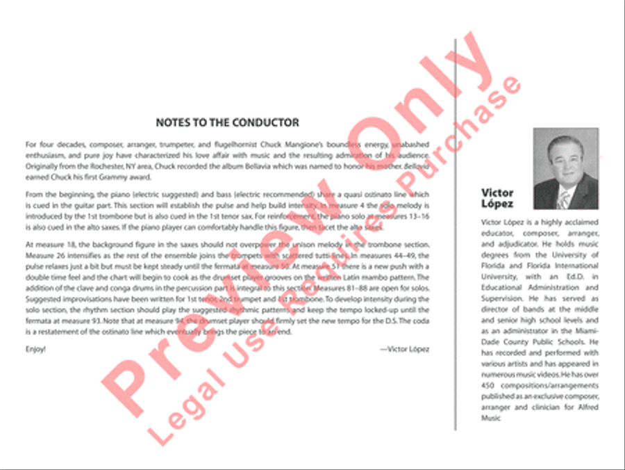 Bellavia Bellavia Jazz Ensemble scores gallery preview page 3