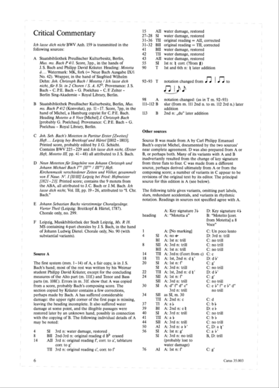 Lord, do not depart until I am blessed (Ich lasse dich nicht, du segnest mich denn) 4-Part scores gallery preview page 7