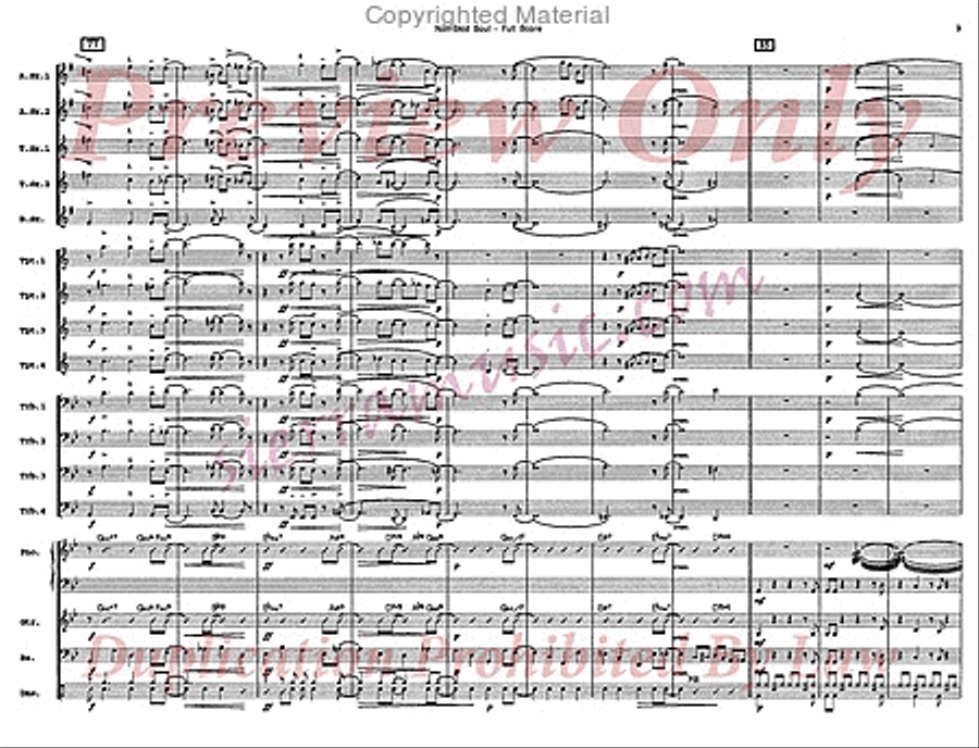 Non-Skid Soul Big Band scores gallery preview page 10