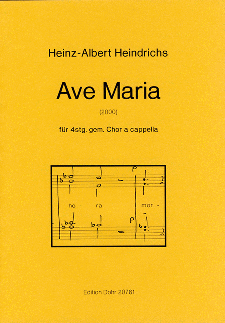 Ave Maria für vierstimmig gemischten Chor a cappella (2000)