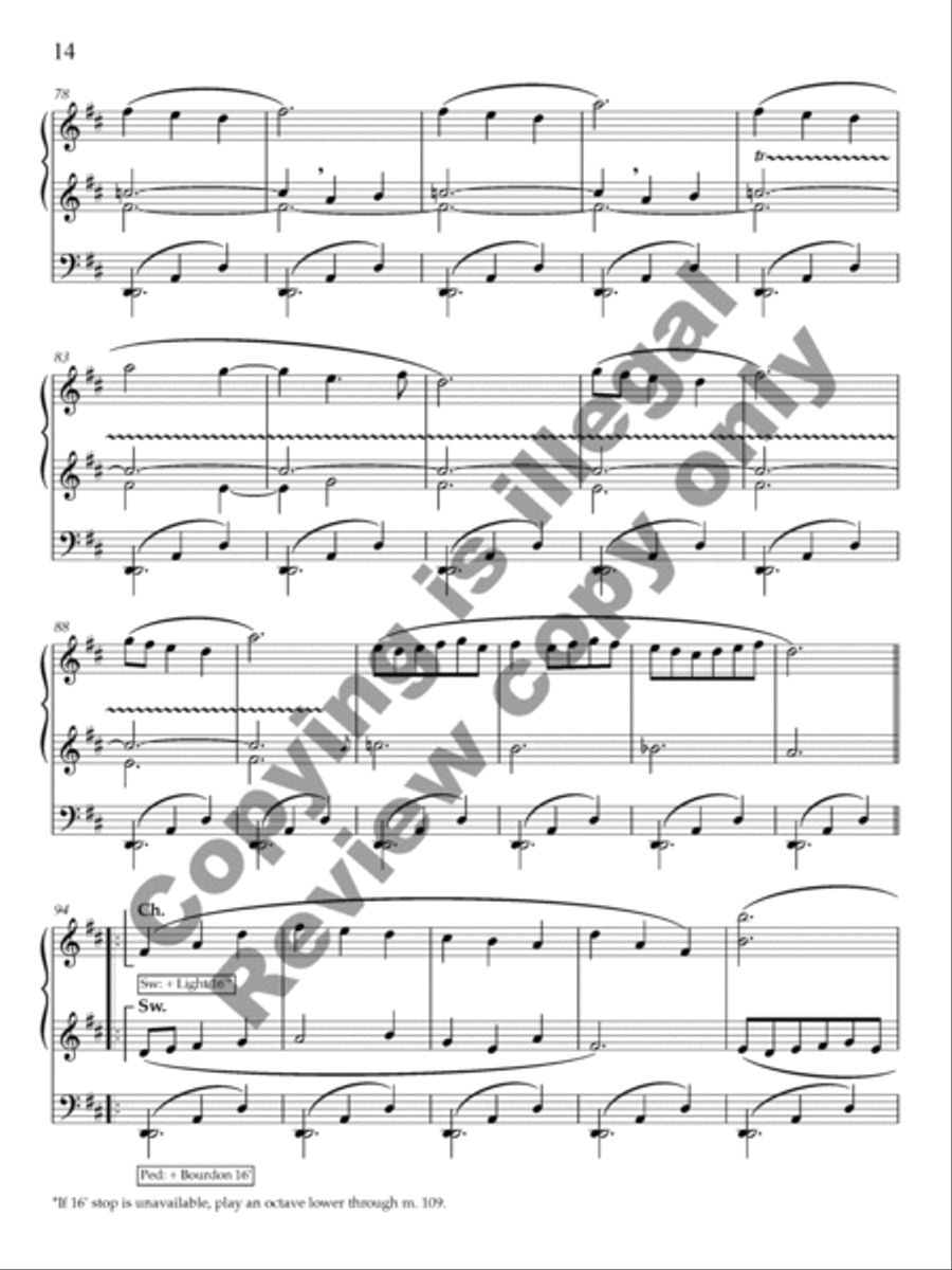 Ancient Airs and Dances, Suite No. 1 Organ Solo scores gallery preview page 35