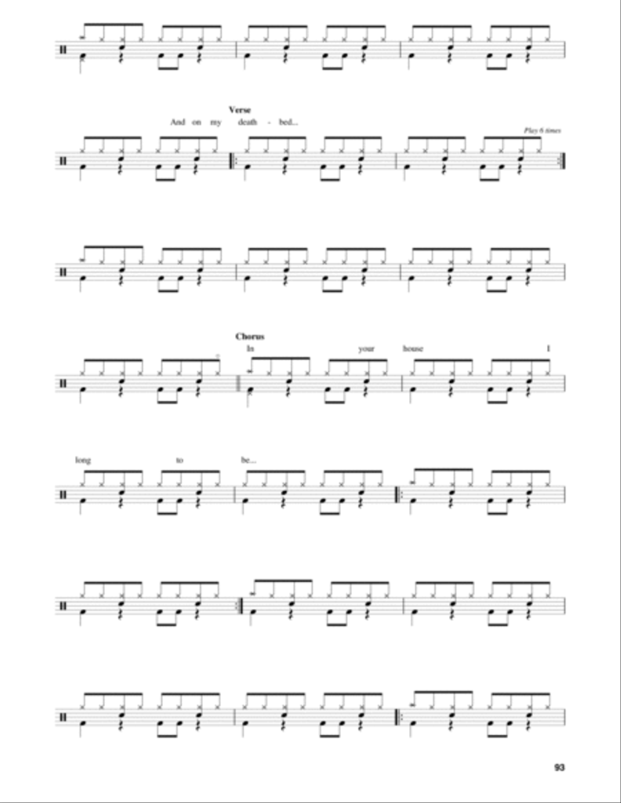 Like A Stone Drum Set scores gallery preview page 2