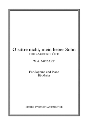 Book cover for O zittre nicht, mein lieber Sohn - Die Zauberflöte (Bb Major)