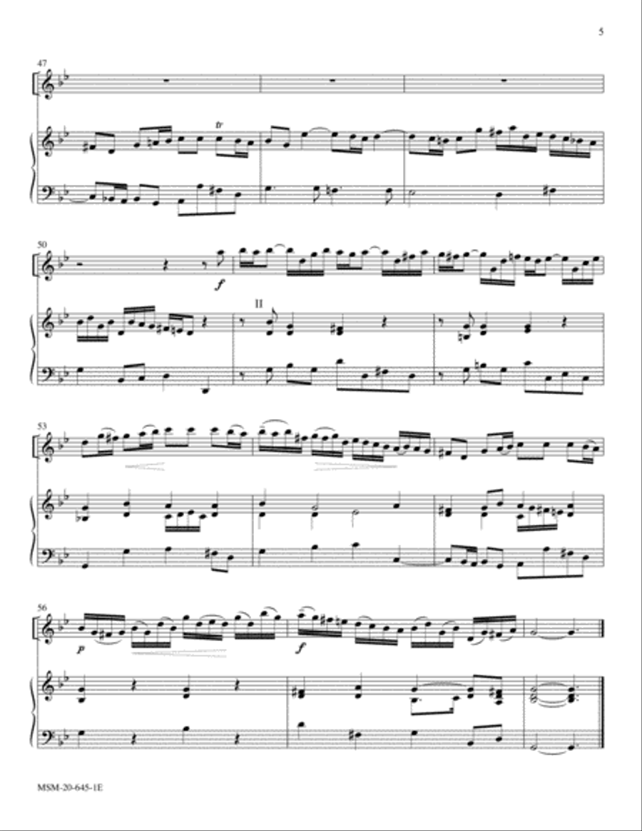 Cornet Voluntary Clarinet scores gallery preview page 5