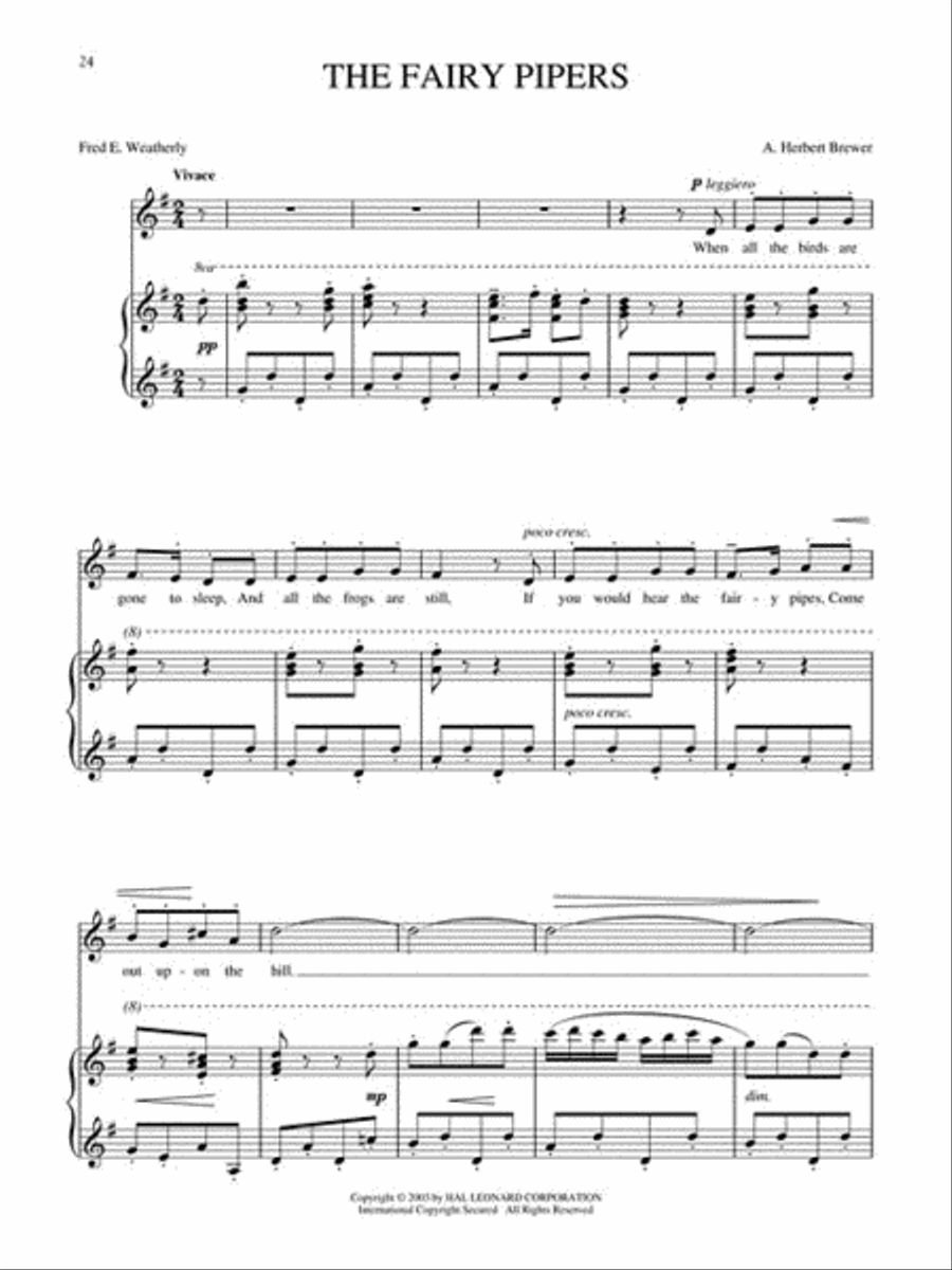 Daffodils, Violets and Snowflakes – Low Voice Low Voice scores gallery preview page 5