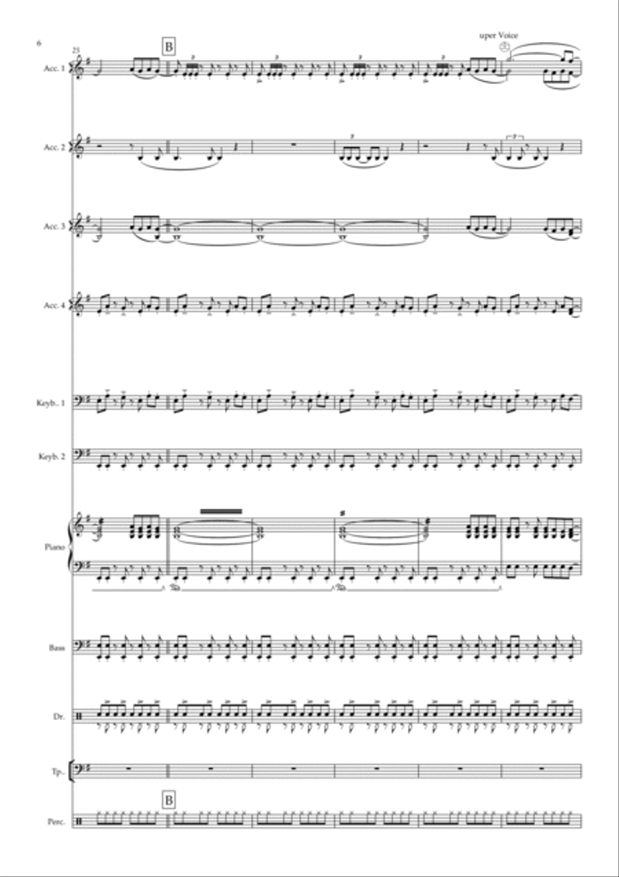 Zu Asche, Zu Staub Large Ensemble scores gallery preview page 6
