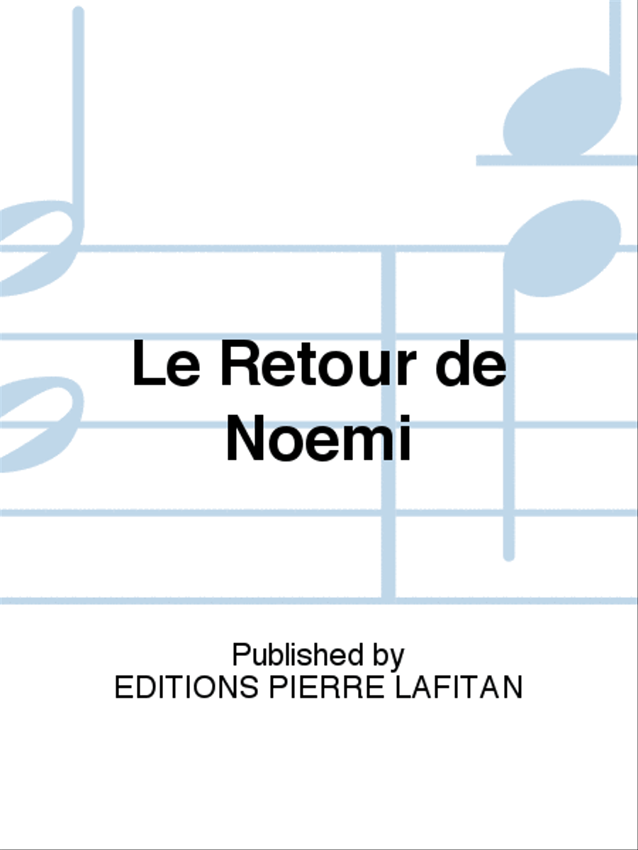 Le Retour de Noémi Harp scores gallery preview page 1