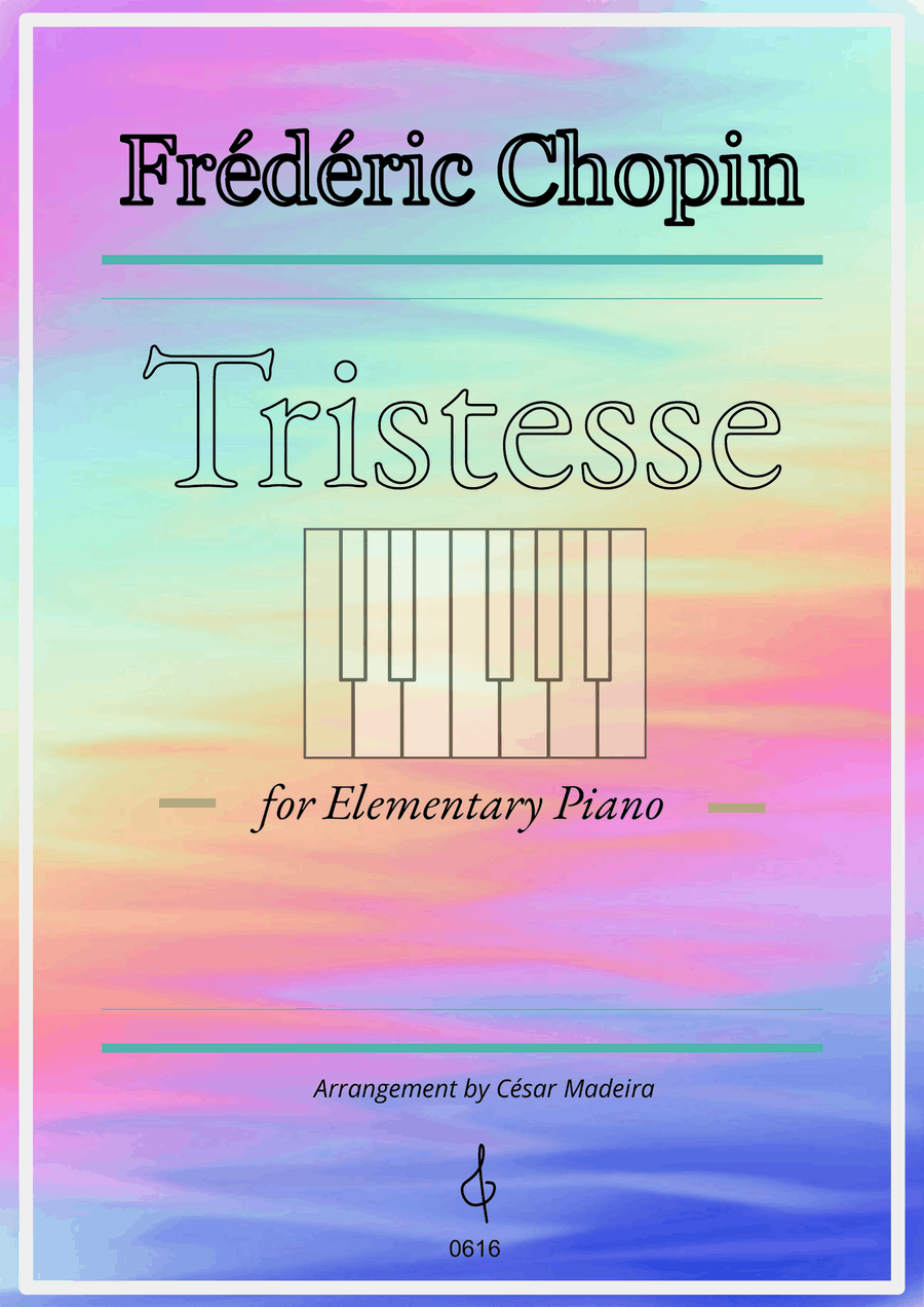 Etude Op.10 No.3 (Tristesse) - Elementary Piano (W/Chords) Piano Method scores gallery preview page 1