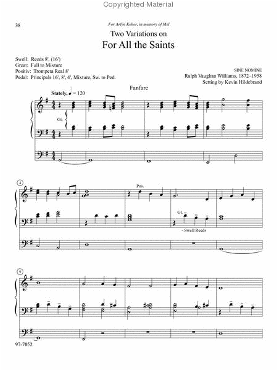 Musica Sacra: Easy Hymn Preludes for Organ, Vol. 3