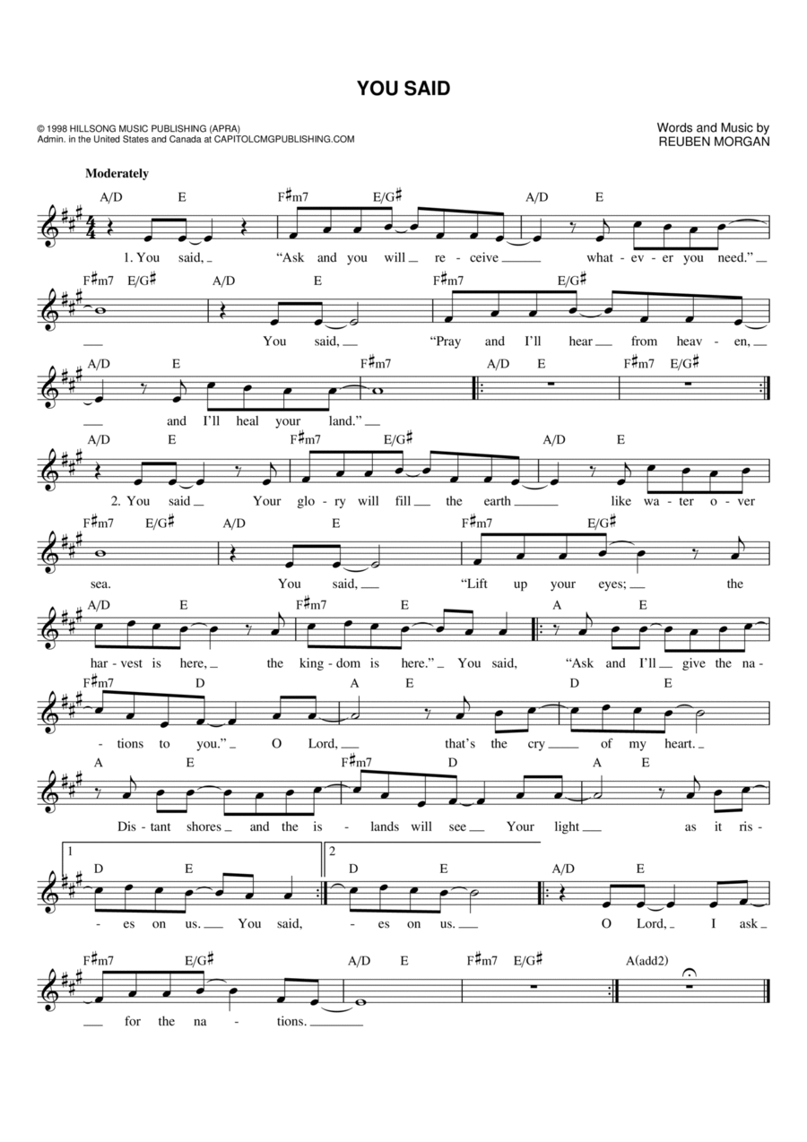You Said Flute scores gallery preview page 1