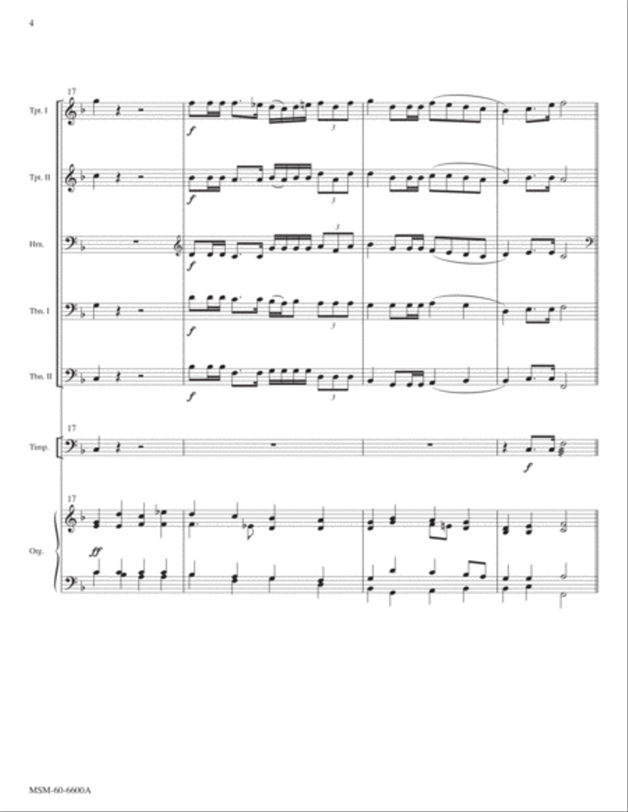 For the Music of Creation (Full Score)