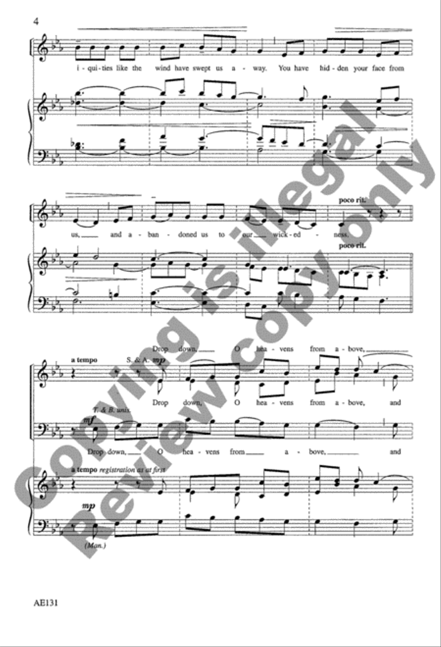 The Advent Prose The Advent Prose 4-Part scores gallery preview page 6