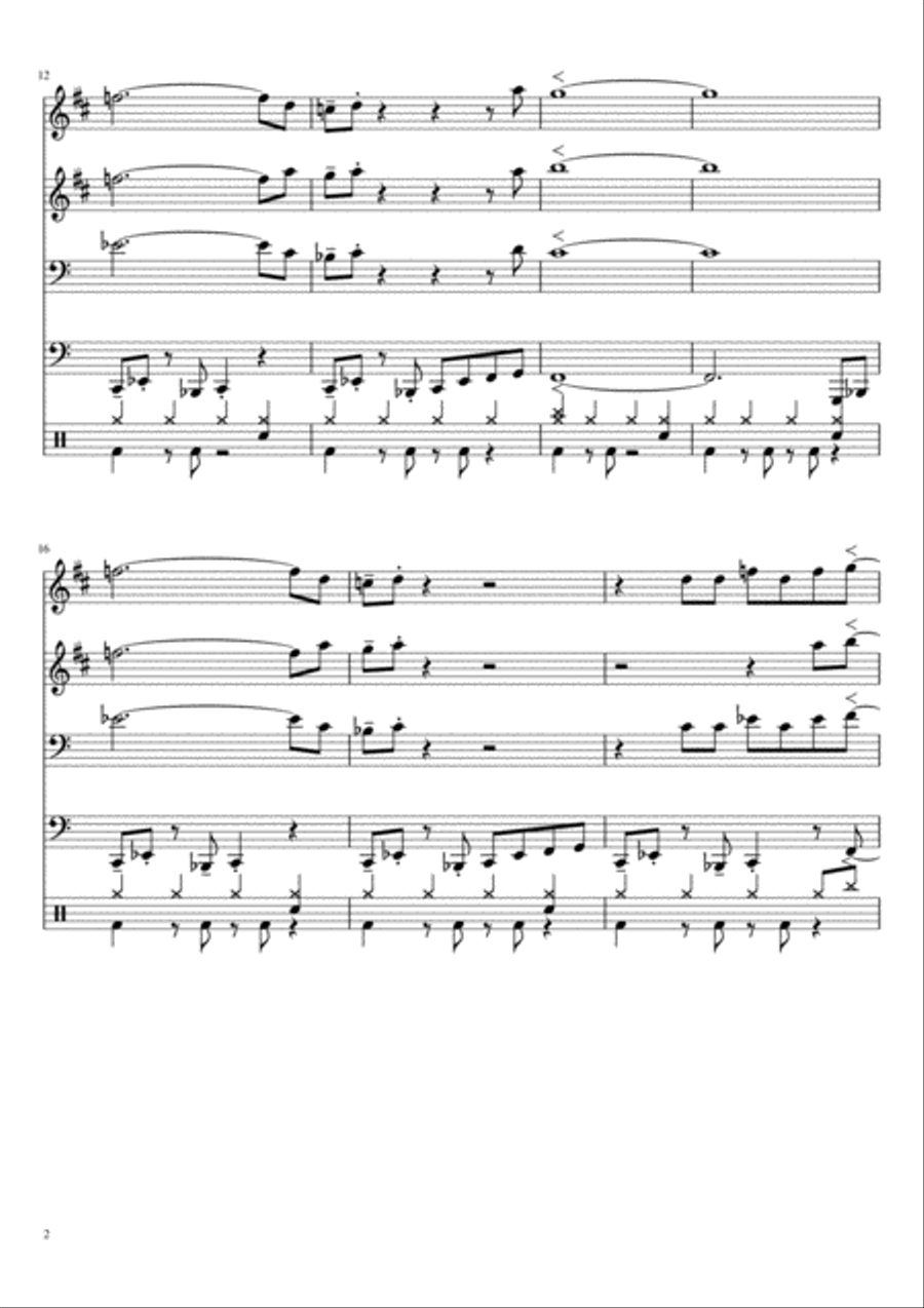 YazFun YazFun Brass Ensemble scores gallery preview page 2