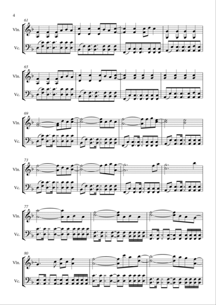 A Sky Full Of Stars A Sky Full Of Stars Score and Parts scores gallery preview page 5