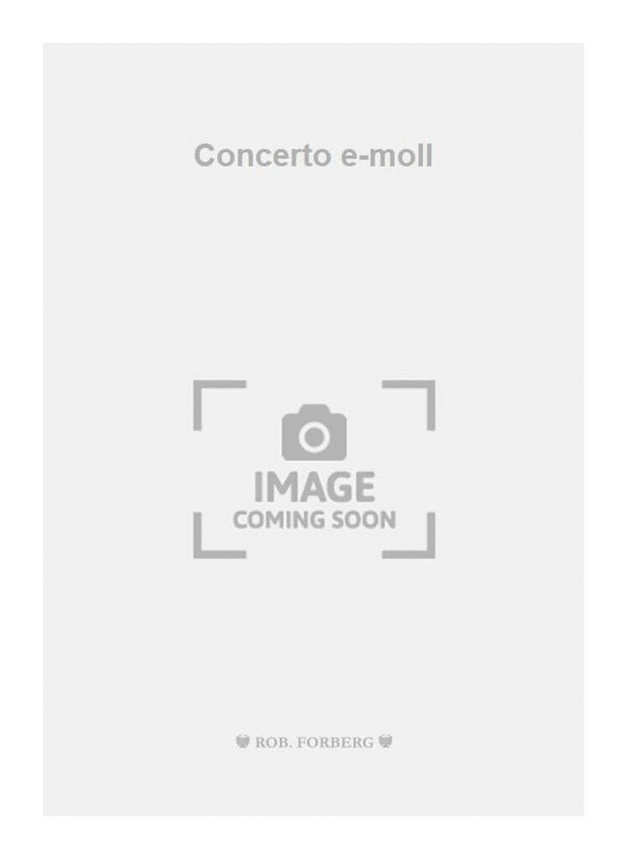 Concerto e-moll String Orchestra scores gallery preview page 1