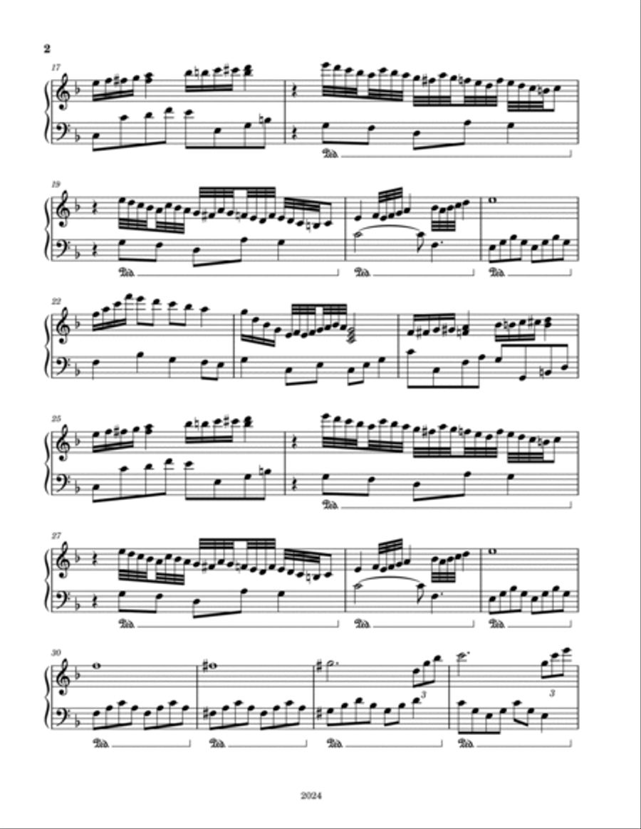 Piano Solo No. 61124 Piano Solo No. 61124 Piano Solo scores gallery preview page 2