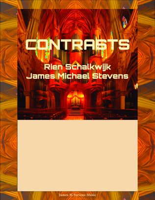 Book cover for Contrasts - Organ Solo Book