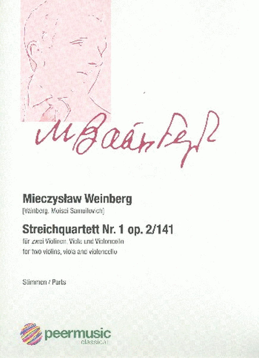 Streichquartett Nr 1 Opus 2/141