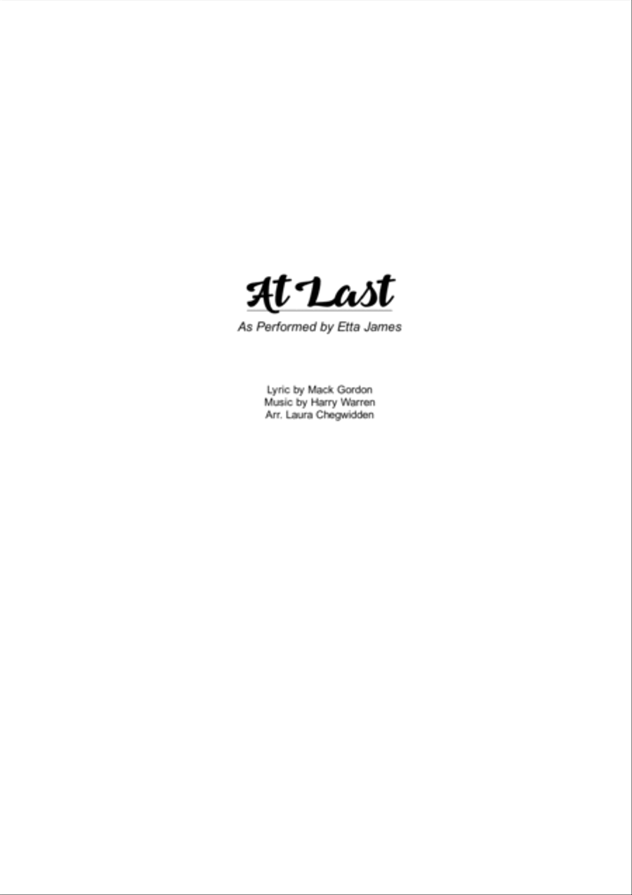 At Last String Quartet scores gallery preview page 1