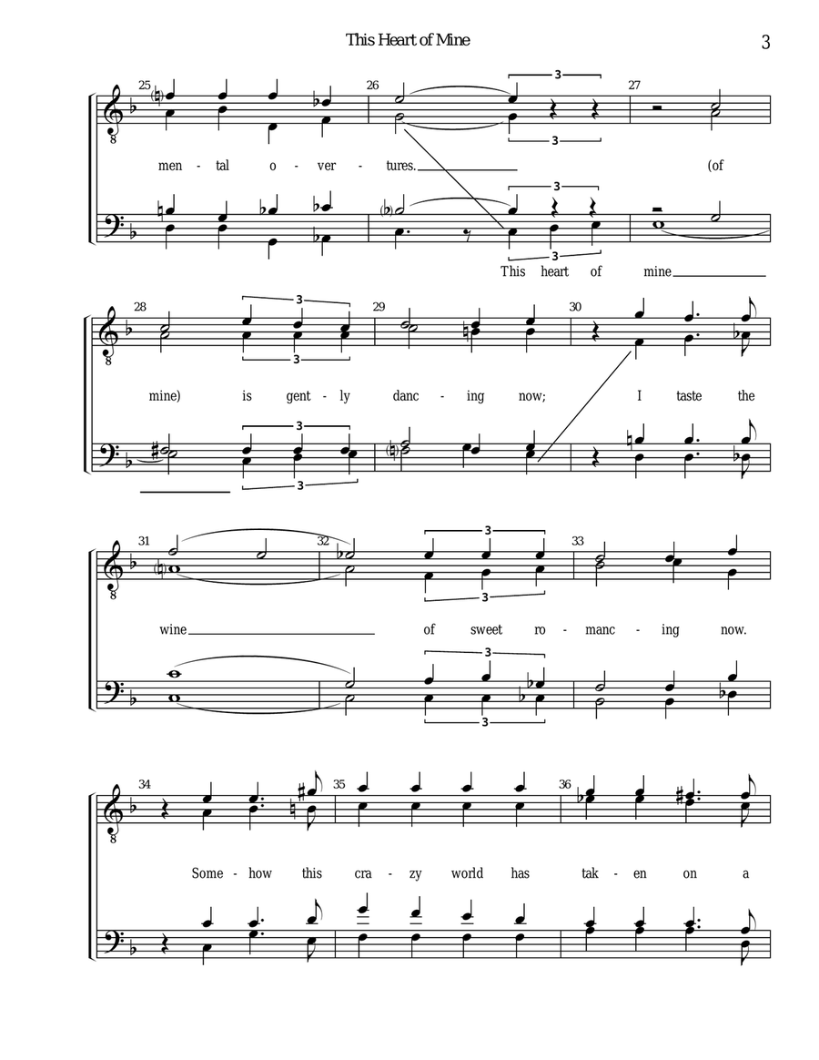 This Heart Of Mine This Heart Of Mine TTBB scores gallery preview page 3