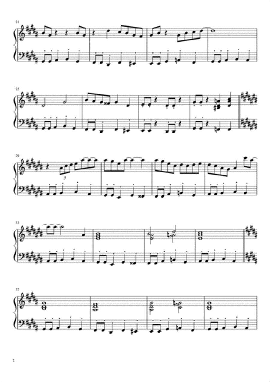 Swing No 1 Swing No 1 Piano Solo scores gallery preview page 2