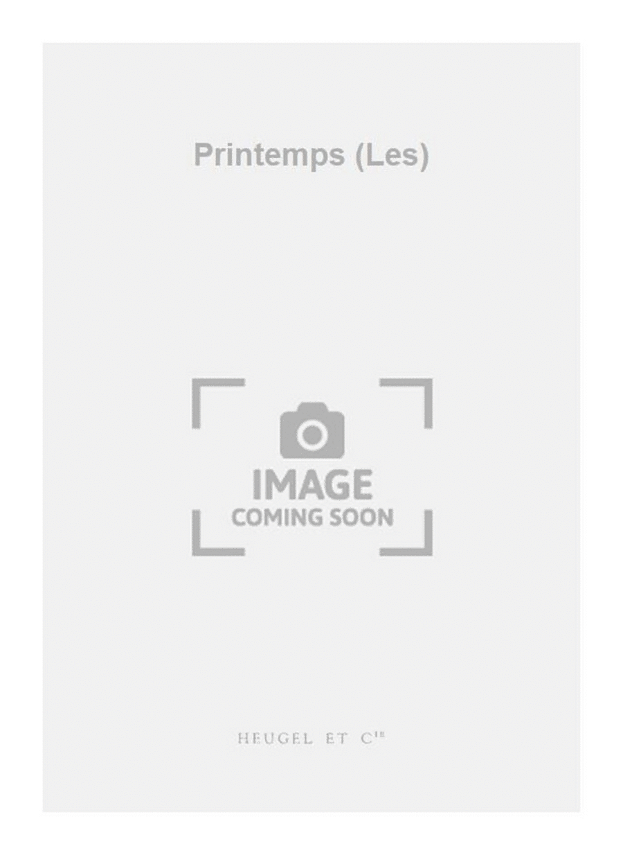 Printemps (Les) SSA scores gallery preview page 1