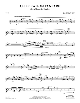 Celebration Fanfare (On a Theme by Haydn) - Oboe 2