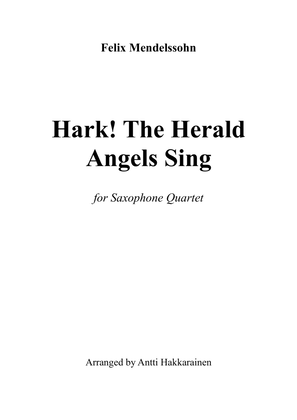 Hark! The Herald Angels Sing - Saxophone Quartet