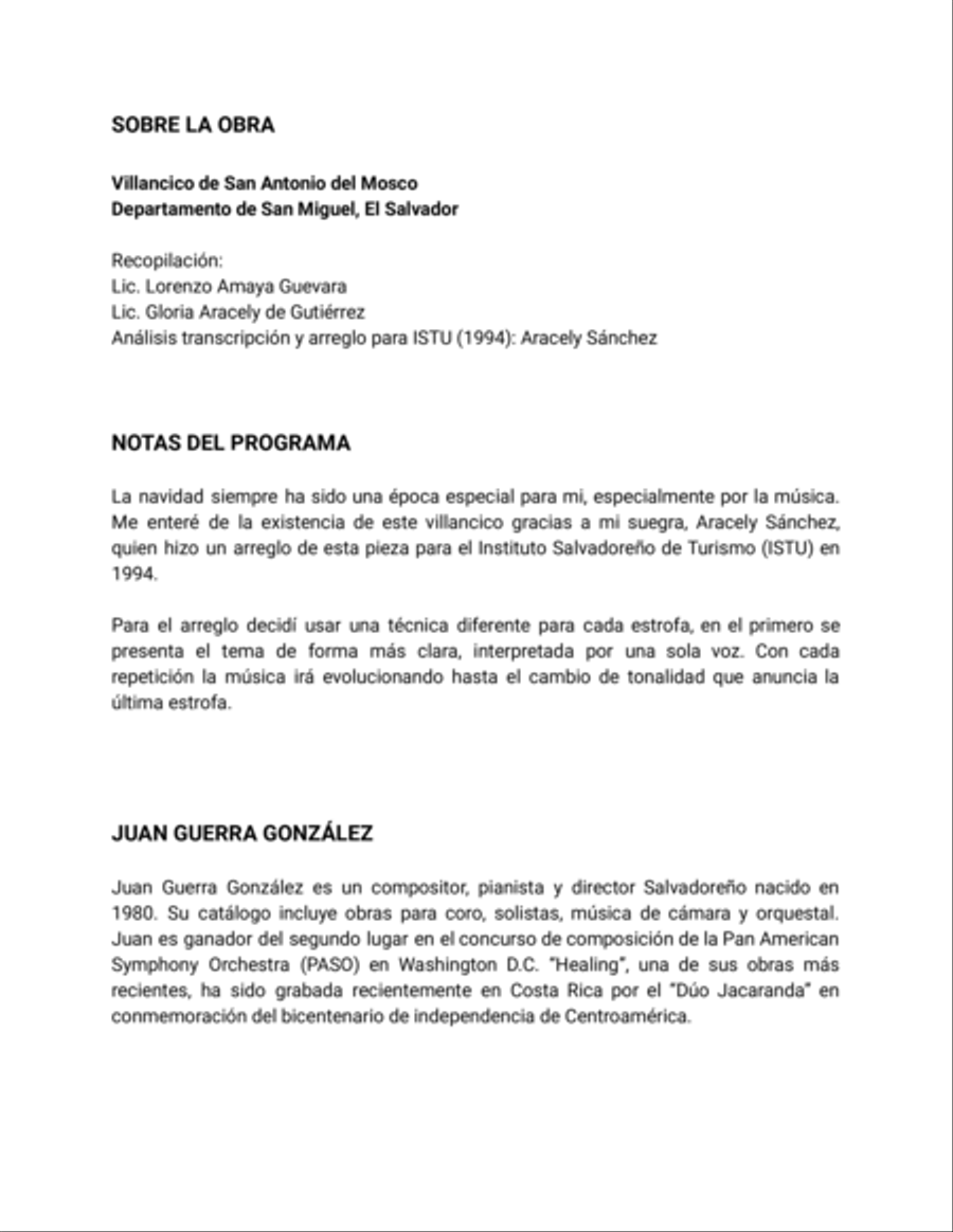 Caminito de Belén 4-Part scores gallery preview page 2