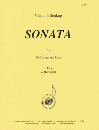 Sonata For Bb Clarinet & Pno