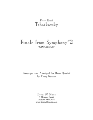 Book cover for Finale, from Symphony #2 "Little Russian"