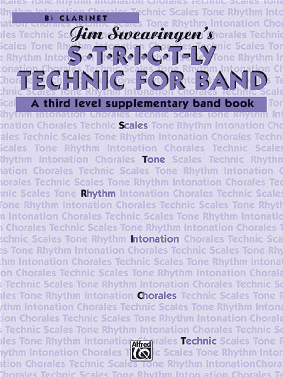 S*t*r*i*c*t-ly [Strictly] Technic for Band (A Third Level Supplementary Band Book) Concert Band Methods scores gallery preview page 1