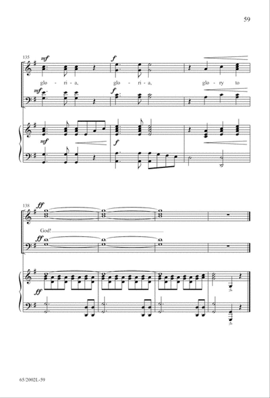 And This Shall Be a Sign And This Shall Be a Sign 4-Part scores gallery preview page 60