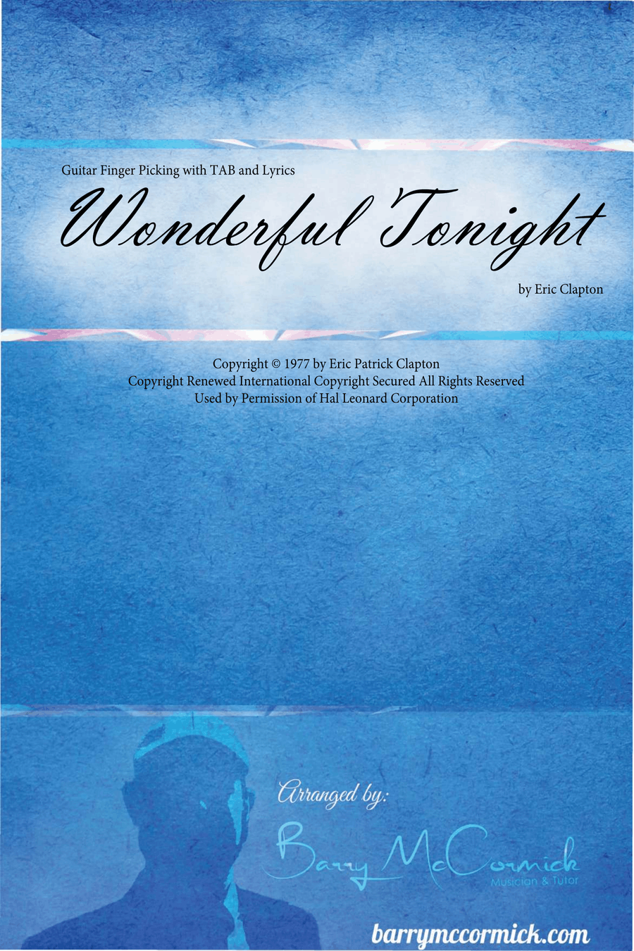 Wonderful Tonight Guitar Tablature scores gallery preview page 1