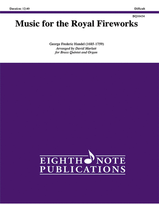 Book cover for Music for the Royal Fireworks