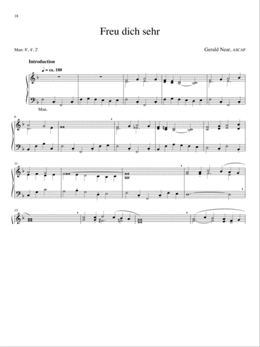Laudes Domini: 10 Hymn Introductions and Harmonizations for Organ, Volume 1 Organ scores gallery preview page 6