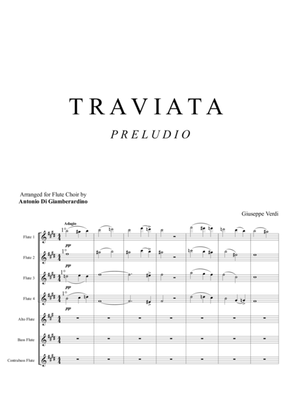Book cover for TRAVIATA - PRELUDIO ATTO I - Flute Choir