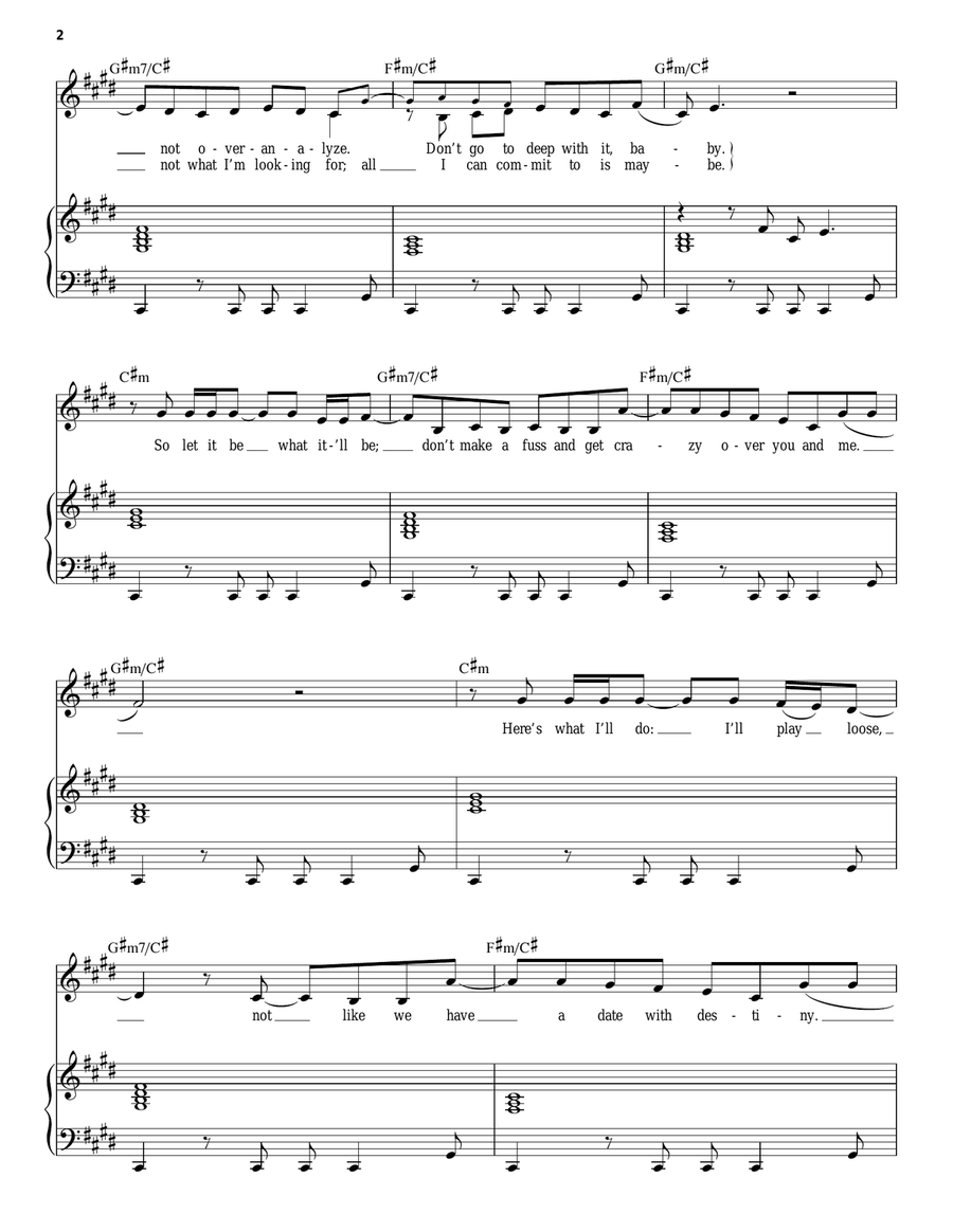 Crush Piano, Vocal scores gallery preview page 2