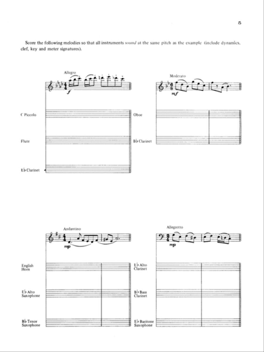 Arranging for the Concert Band